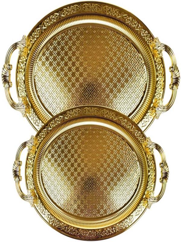 DALGIÇ OVAL ZERAFET TEPSİ 2 Lİ ALTIN 2019A