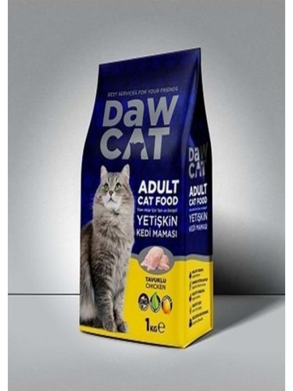 DAWCAT TAVUKLU YETİŞKİN KEDİ MAMASI 1 KG