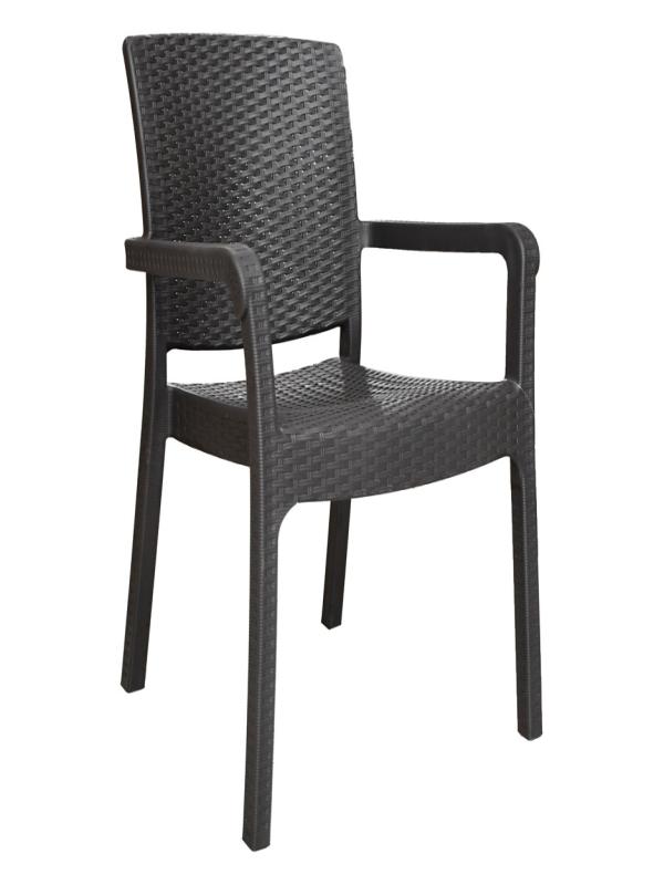 DAYSTONE PARİS KOLLU SANDALYE KAHVE (KARİZMA)