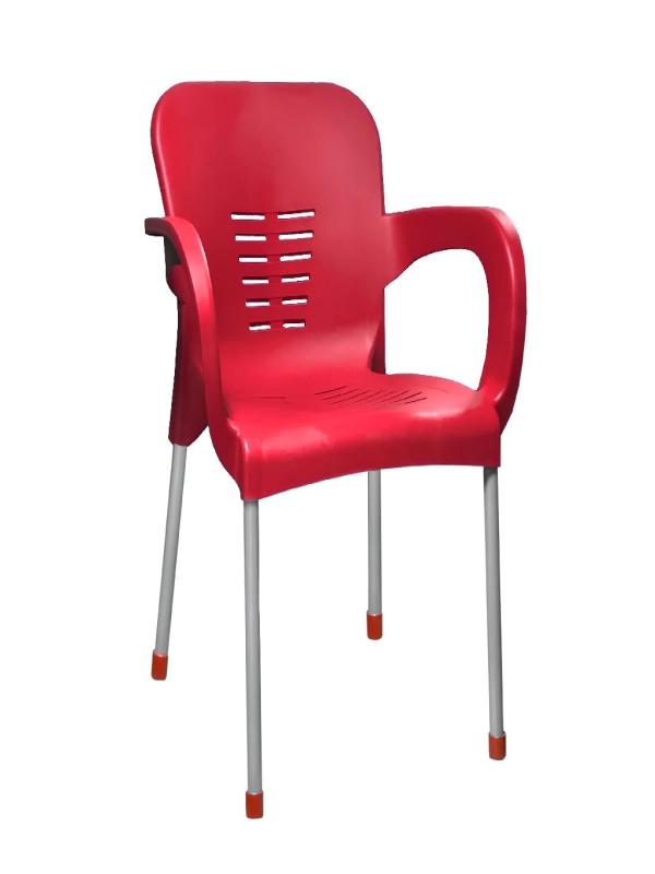 DAYSTONE SULTAN METAL AYAK SANDALYE KIRMIZI (EYFEL)