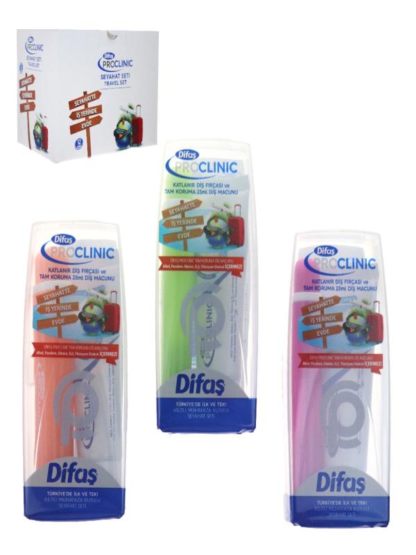 DİFAŞ PRO-CLINIC SEYAHAT SETİ KUTULU