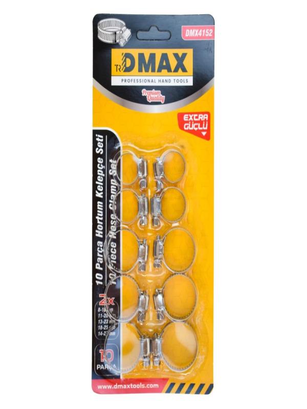 DMAX HORTUM KELEPÇE SETİ 10 PRÇ 4152