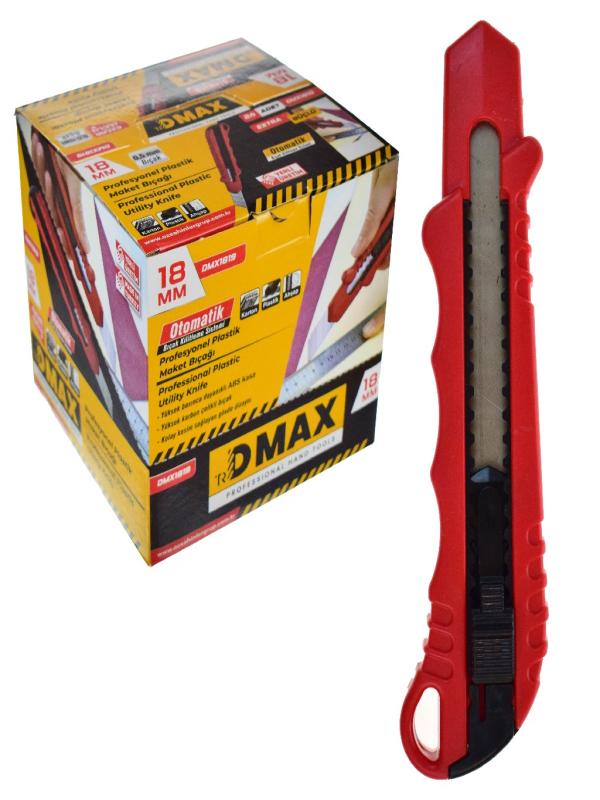 DMAX PLASTİK MAKET BIÇAK KIRMIZI DMX1819