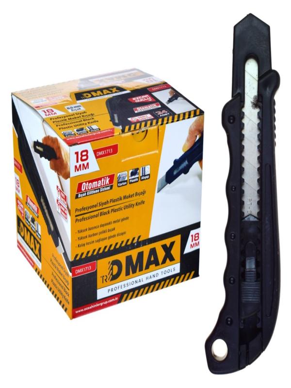 DMAX PLASTİK MAKET BIÇAK SİYAH DMX1713
