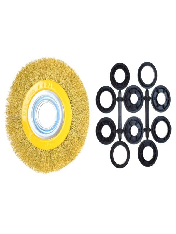 DMAX SAÇAKLI DAİRESEL FIRÇA 150 MM 4078