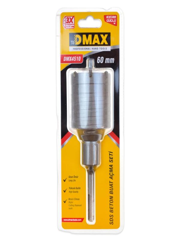DMAX SDS BETON BUAT AÇMA SETİ 60MM DMAX-4510