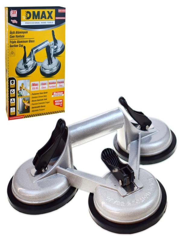 DMAX ÜÇLÜ ALÜMİNYUM CAM VANTUZ DMX-4068