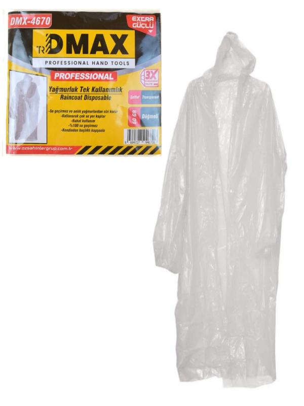 DMAX YAĞMURLUK TEK KULLANIMLIK DMX-4670