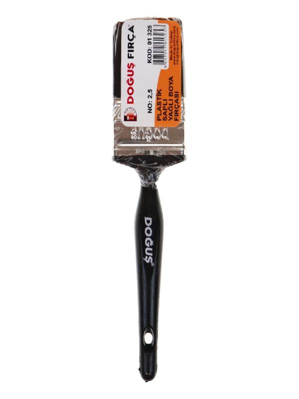 DOĞUŞ PLASTİK SAPLI YAĞLI BOYA FIRÇASI NO:2,5 01 325