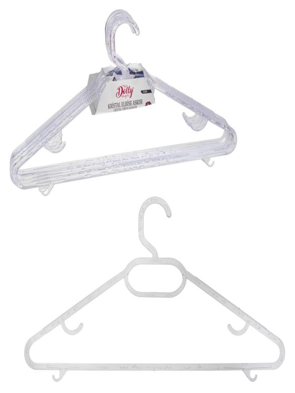 DOLLY KRİSTAL ELBİSE ASKISI 6 LI Y-099