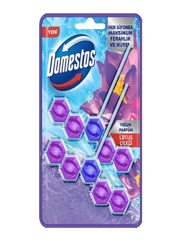 DOMESTOS WC BLOK 5 Lİ GÜÇ İKİLİ LOTUS ÇİÇEĞİ 100 GR