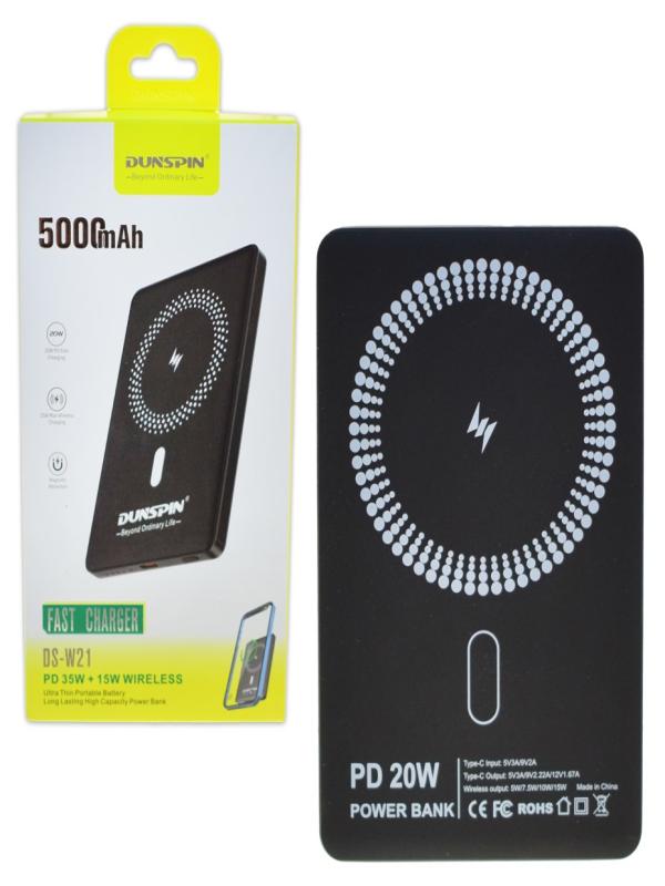 DUNSPİN POWERBANK 5000 MAH DS-W21