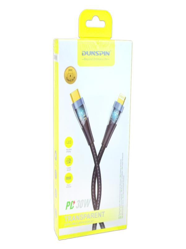 DUNSPIN TYPE-C TO LİGHTNİNG KABLO 1,2 M KB-301