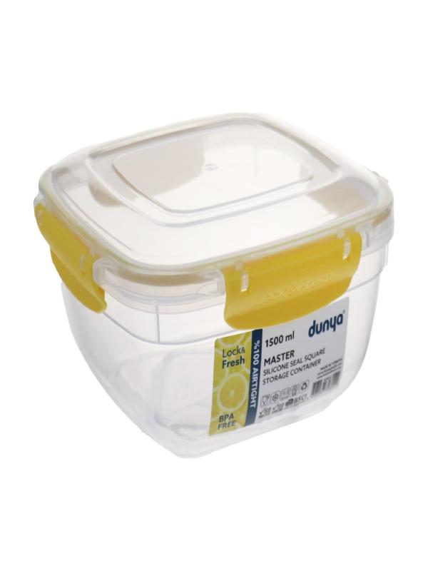 DÜNYA PLS MASTER KARE SAKLAMA KABI 1500ML 30804