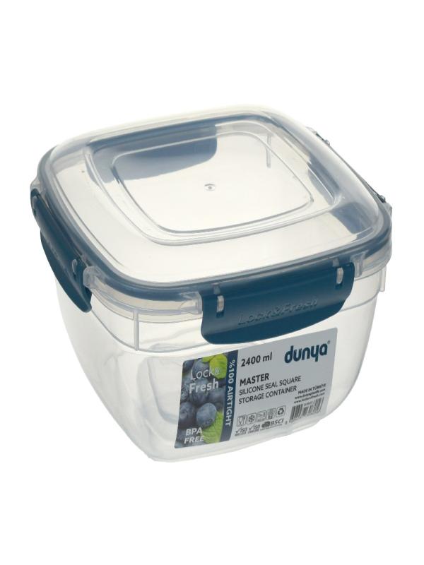 DÜNYA PLS MASTER KARE SAKLAMA KABI 2400ML 30805