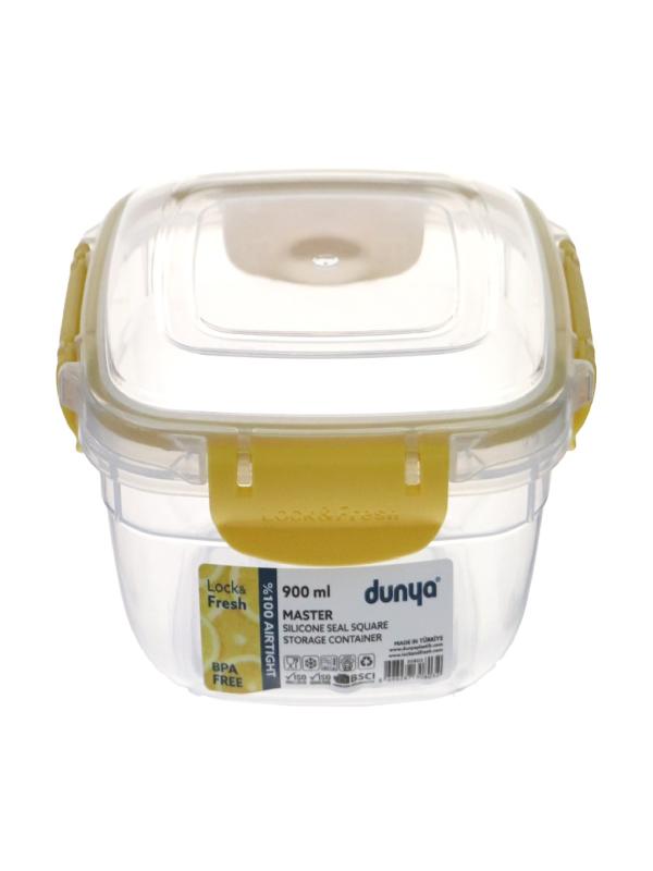 DÜNYA PLS MASTER KARE SAKLAMA KABI 900ML 30803