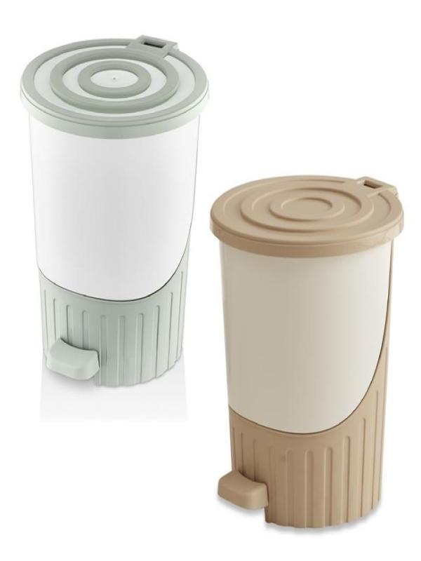 DÜNYA PLS PEDALLI ÇÖP KOVASI PASTEL 14 LT 01070