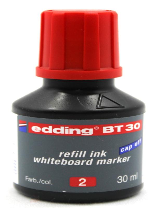 EDDİNG 30 ML MÜREKKEP KIRMIZI E-BT30