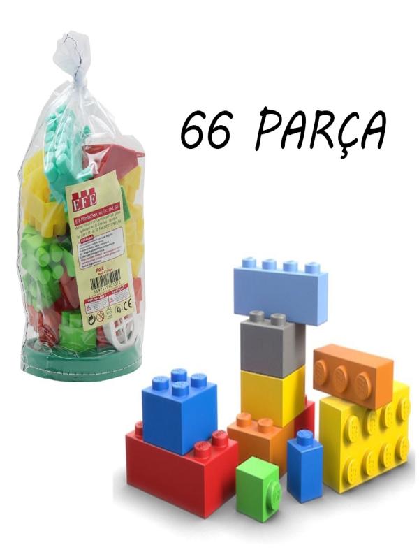 EFE-109 66 PARÇA PVC ZEKA BLOKLARI