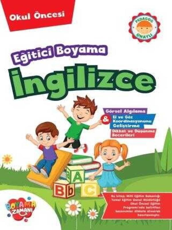EĞİTİCİ BOYAMA KİTABI - İNGİLİZCE