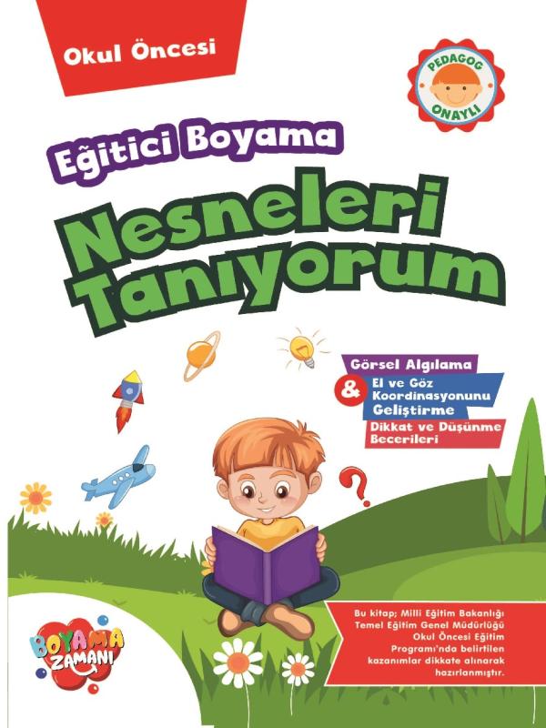 EĞİTİCİ BOYAMA KİTABI - NESNELERİ TANIYORUM