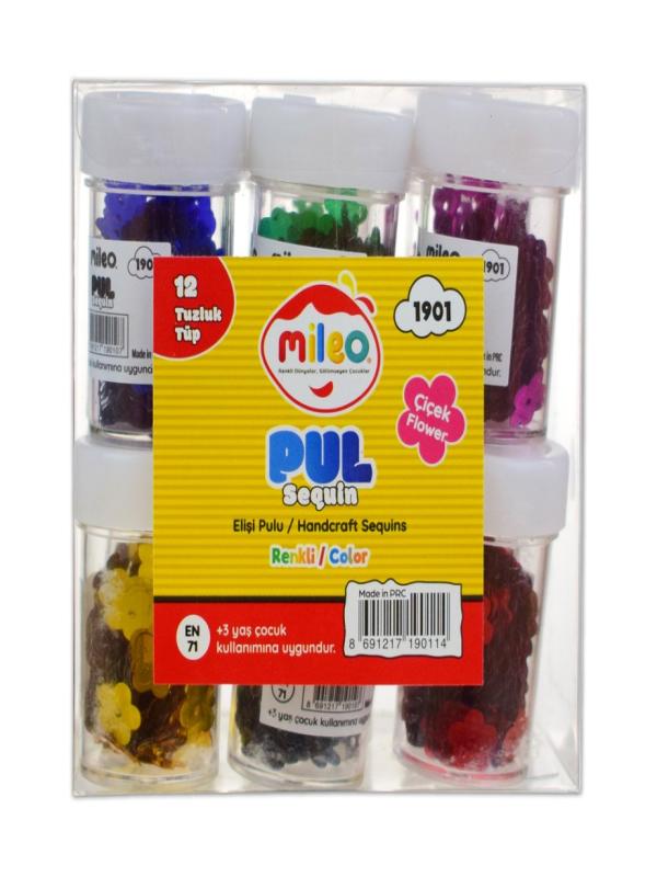 ELİŞİ PULU KARIŞIK RENKLER 6 GR TÜP ÇİÇEK 1901