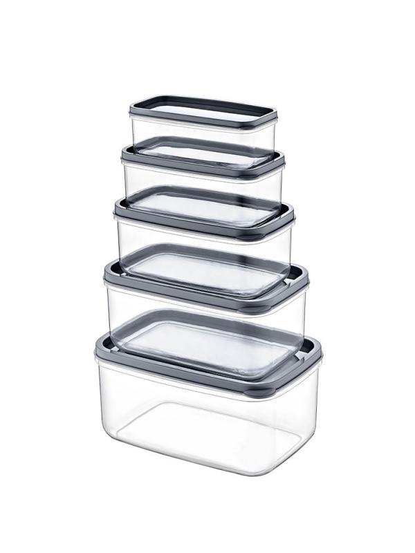 EMHOUSE DİKDÖRTGEN SAKLAMA KABI 5 Lİ EP-500