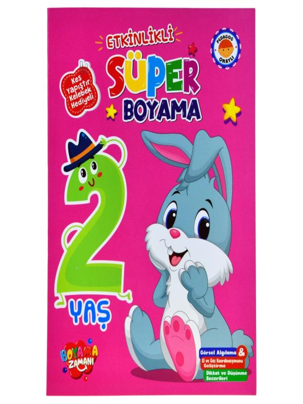ETKİNLİK 2 YAŞ SÜPER BOYAMA KİTABI