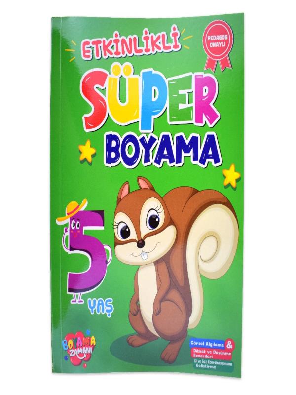 ETKİNLİK 5 YAŞ SÜPER BOYAMA KİTABI