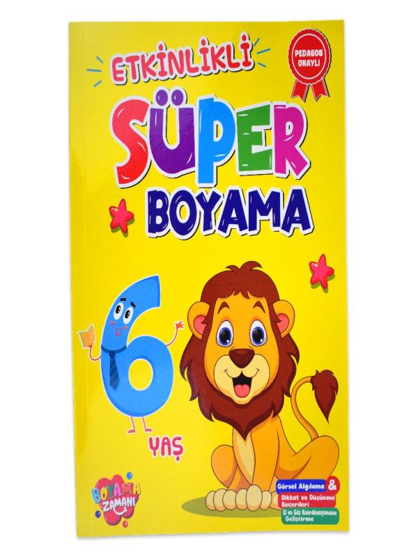 ETKİNLİK 6 YAŞ SÜPER BOYAMA KİTABI