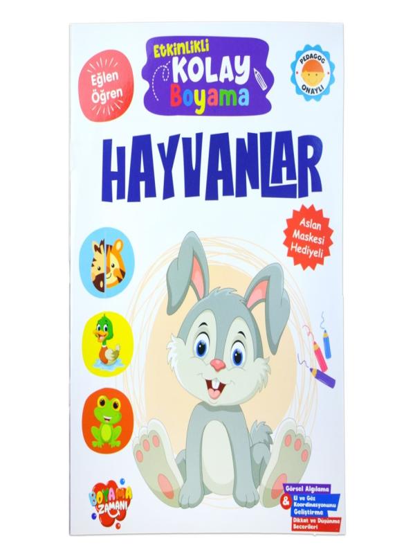 ETKİNLİKLİ KOLAY BOYAMA - HAYVANLAR