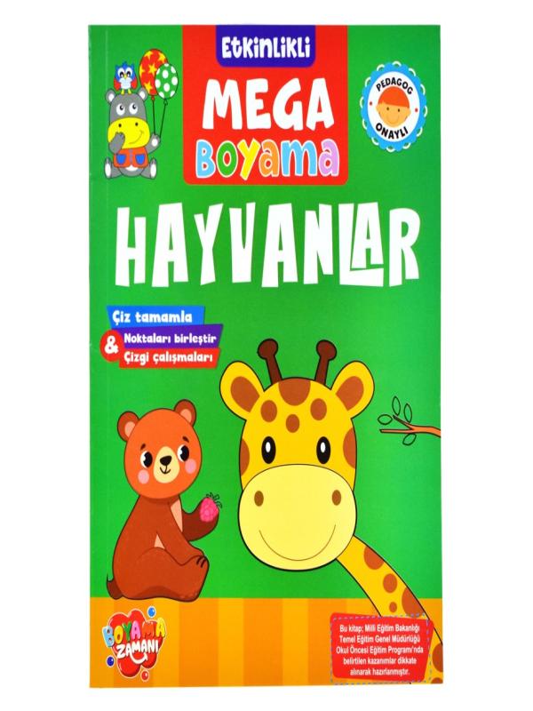ETKİNLİKLİ MEGA BOYAMA - HAYVANLAR