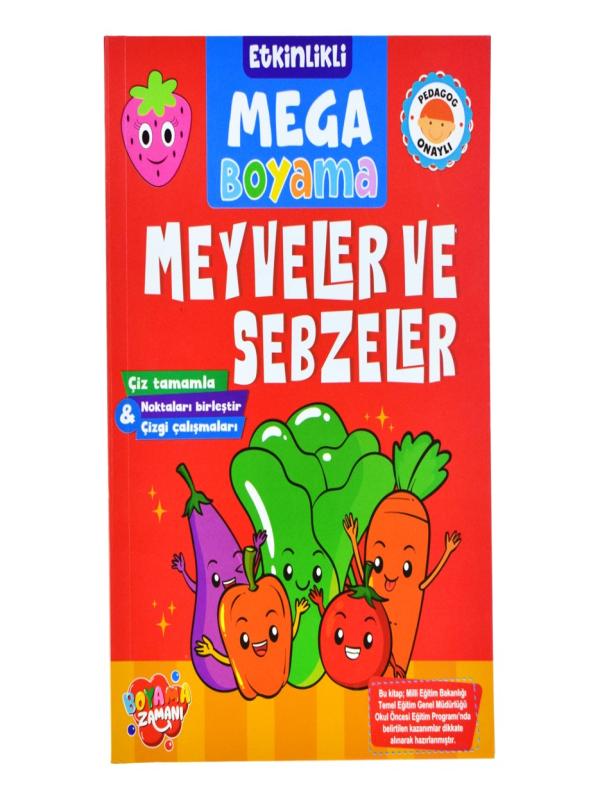 ETKİNLİKLİ MEGA BOYAMA – MEYVELER VE SEBZELER