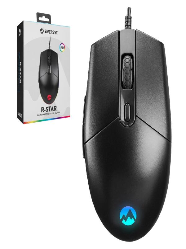EVEREST R-STAR RGB IŞIKLI GAMING MOUSE SM-X97