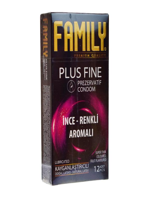 FAMILY PREZERVATİF İNCE RENKLİ AROMALI 12 Lİ