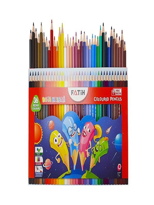 FATİH KURUBOYA KALEMİ 36 RENK TAM BOY