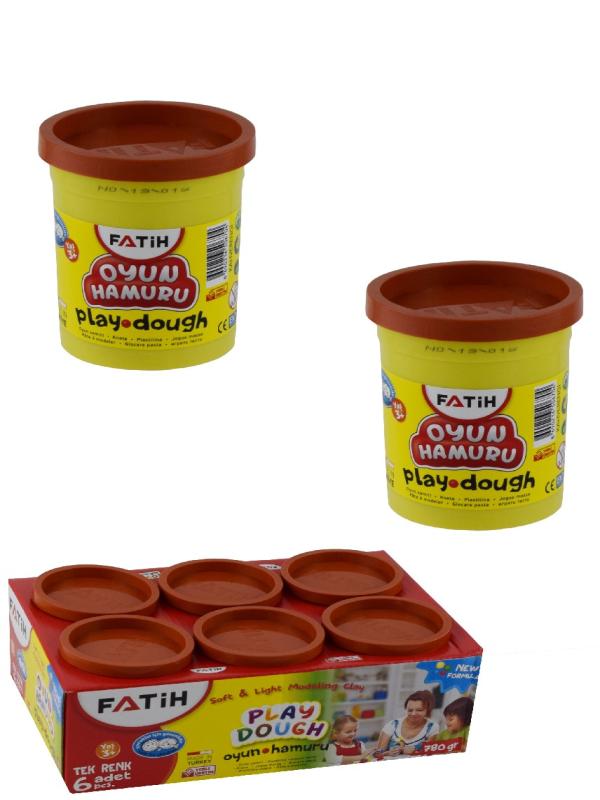 FATİH TEK RENK OYUN HAMURU KAHVE