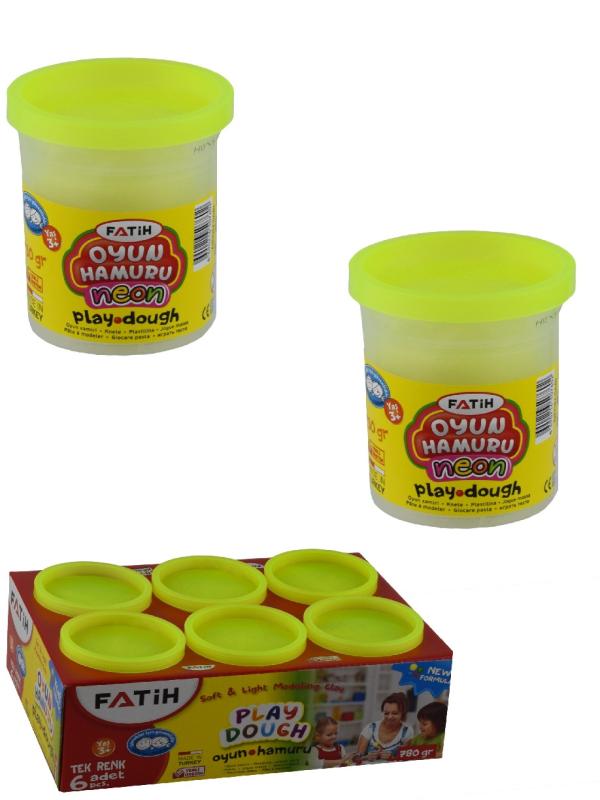 FATİH TEK RENK OYUN HAMURU NEON SARI