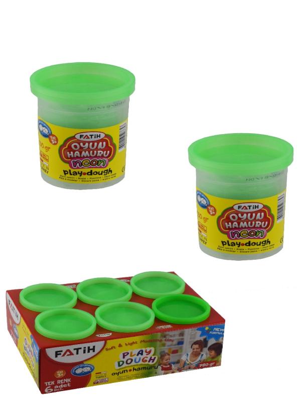 FATİH TEK RENK OYUN HAMURU NEON YEŞİL
