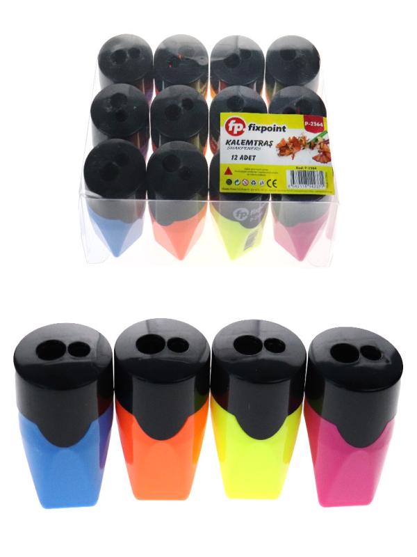 FİXPOİNT 2 Lİ BEŞGEN KALEMTIRAŞ  P-2364