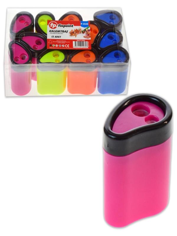 FİXPOİNT 2 Lİ DAMLA KALEMTIRAŞ P-2340