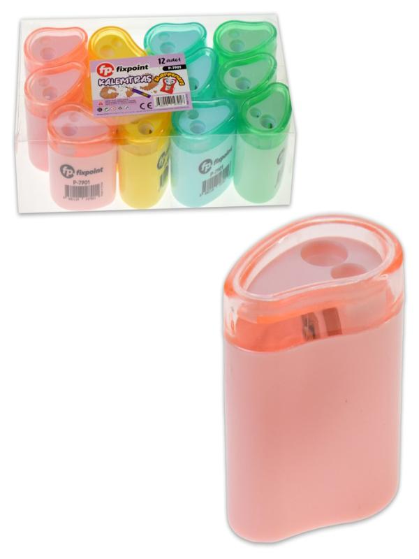 FİXPOİNT 2 Lİ DAMLA KALEMTIRAŞ PASTEL P-7901