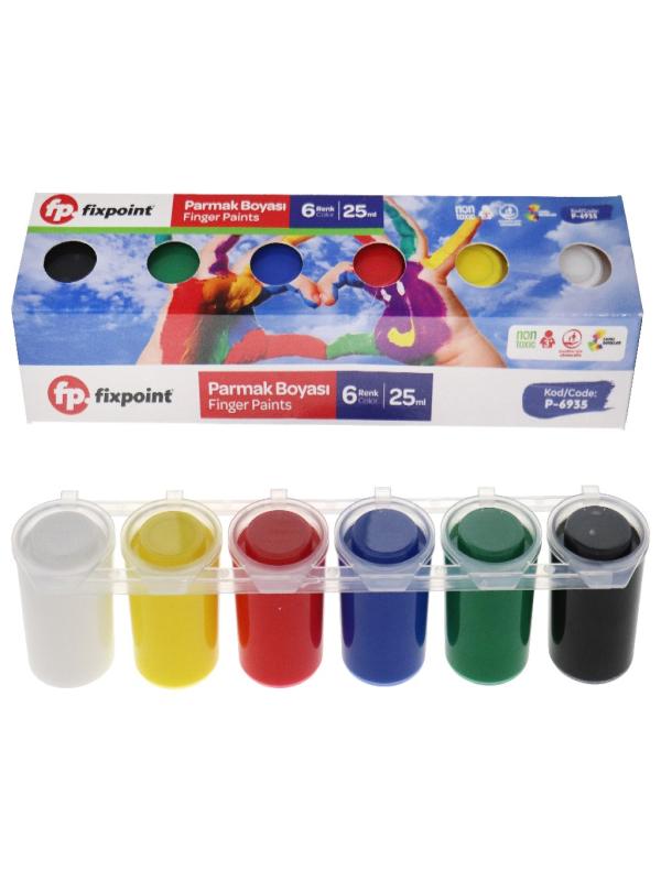 FİXPOİNT 6 LI PARMAK BOYASI 25 ML P-6935