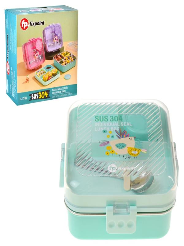 FİXPOİNT ÇELİK BESLENME KABI 1190ML P-1789