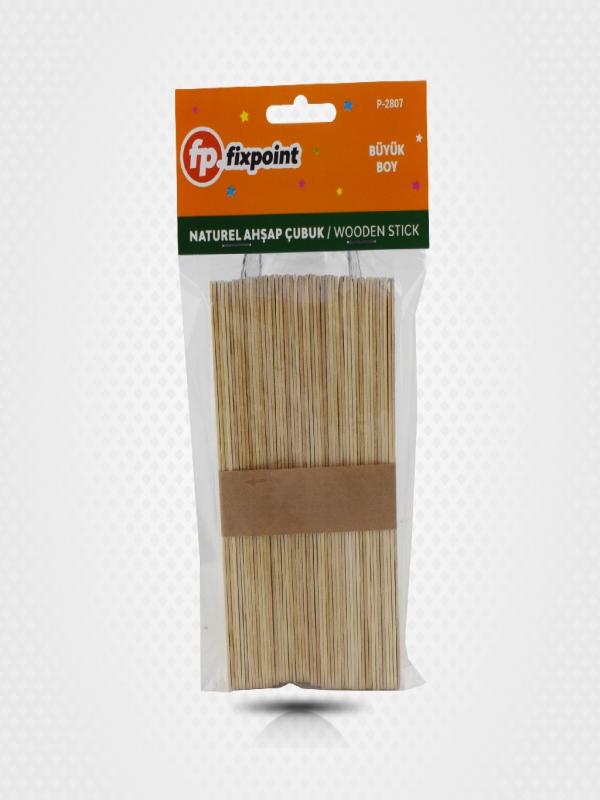 FİXPOİNT NATUREL AHŞAP DİL ÇUBUĞU P-2807