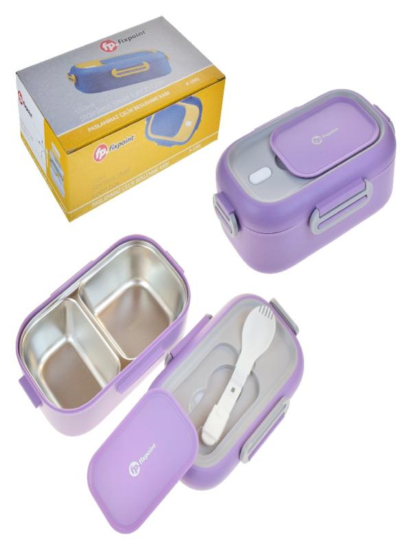 FİXPOİNT PASLANMAZ ÇELİK BESLENME KABI 550ML P-1391