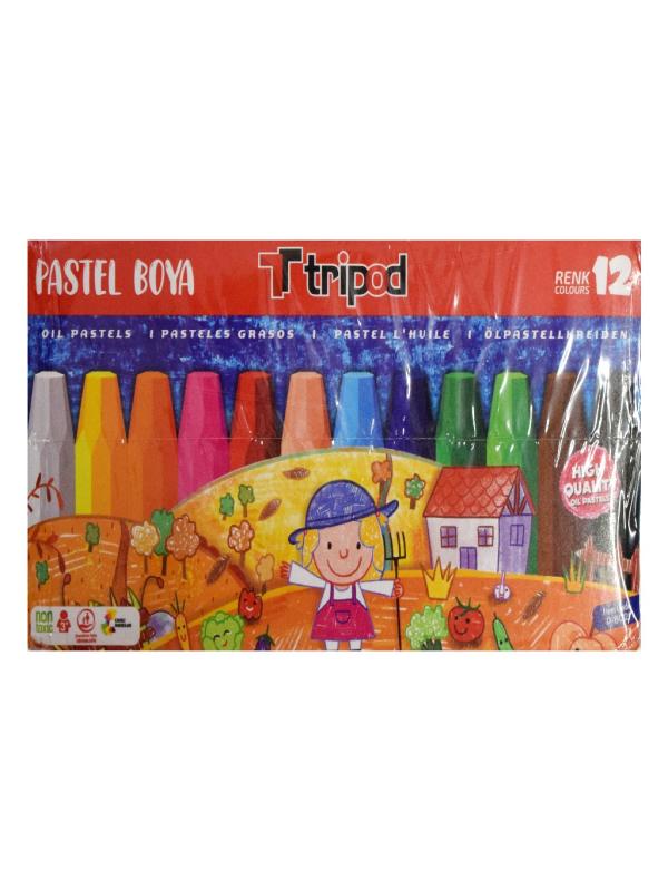 FİXPOİNT TRİPOD 12 Lİ PASTEL BOYA P-8021