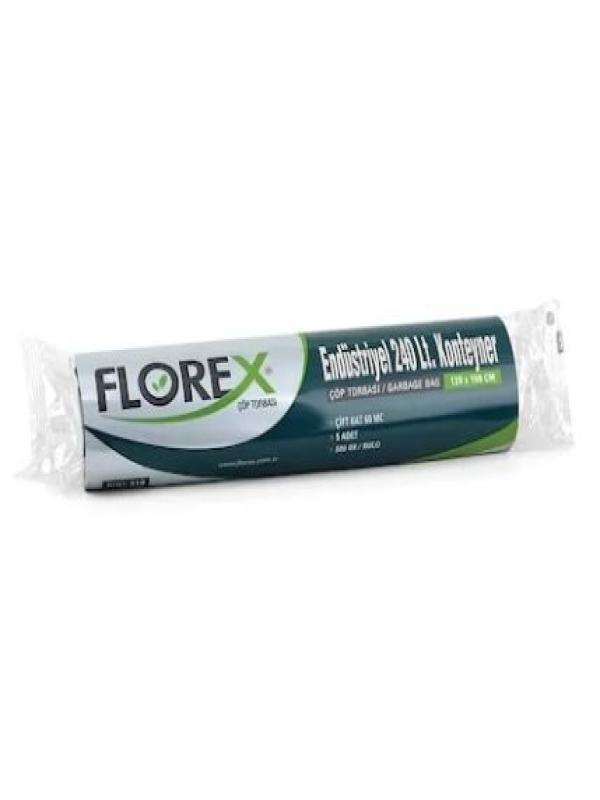FLOREX 240 LT KONTEYNER ÇÖP POŞETİ KOD:510 (120x150 500gr)