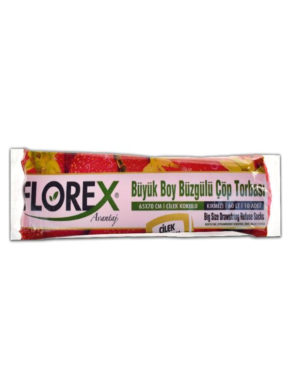 FLOREX AVANTAJ BÜZGÜLÜ ÇİLEK BÜYÜK ÇÖP POŞETİ KOD:502
