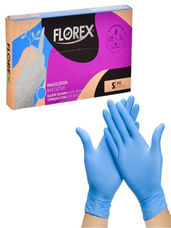 FLOREX ELDİVEN MAVİ S
